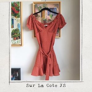 Sur La Cote Polka Dot Dress